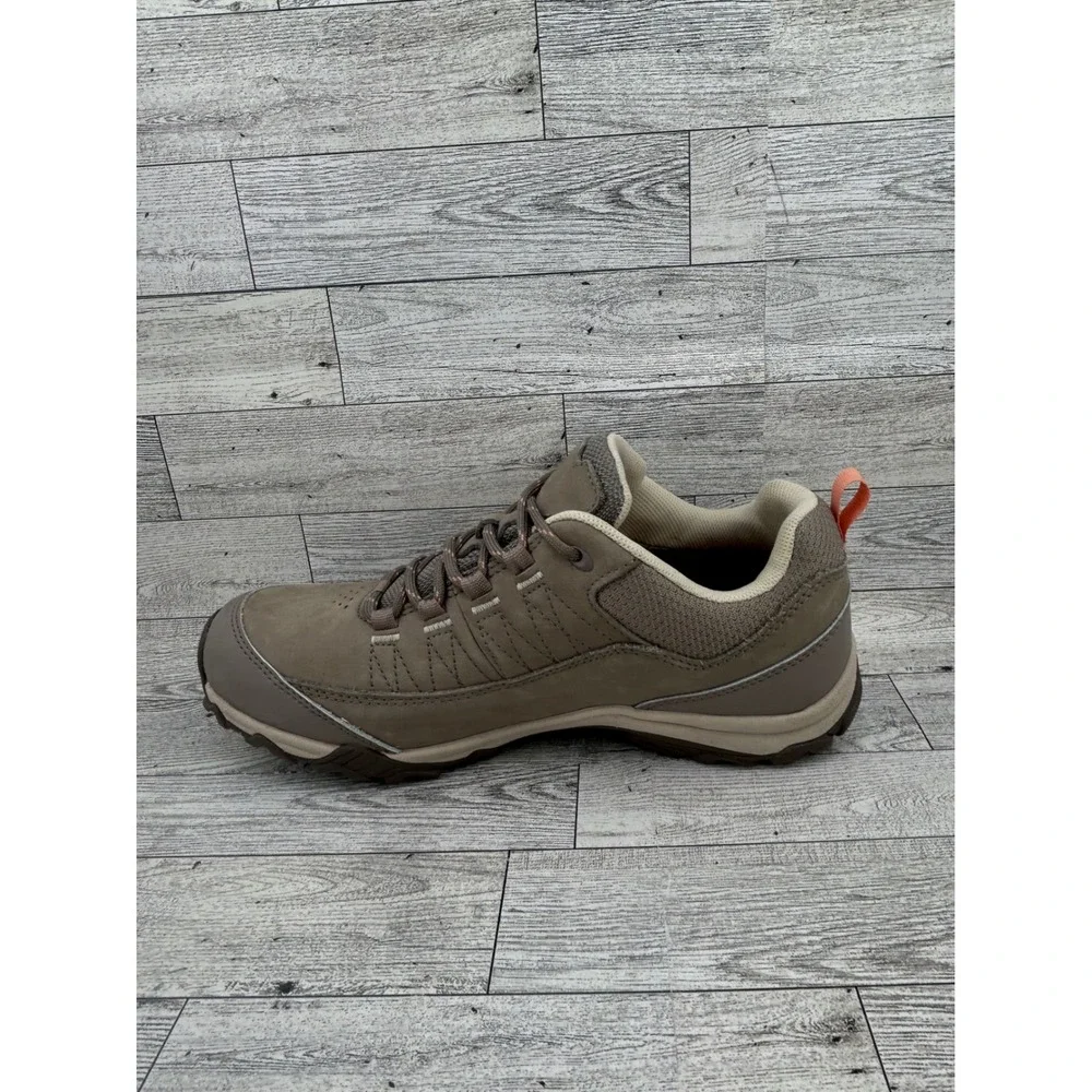 Oboz Waterproof Low Hiking‎ Shoes Womens US 9 Taupe Trail Walking Sneakers